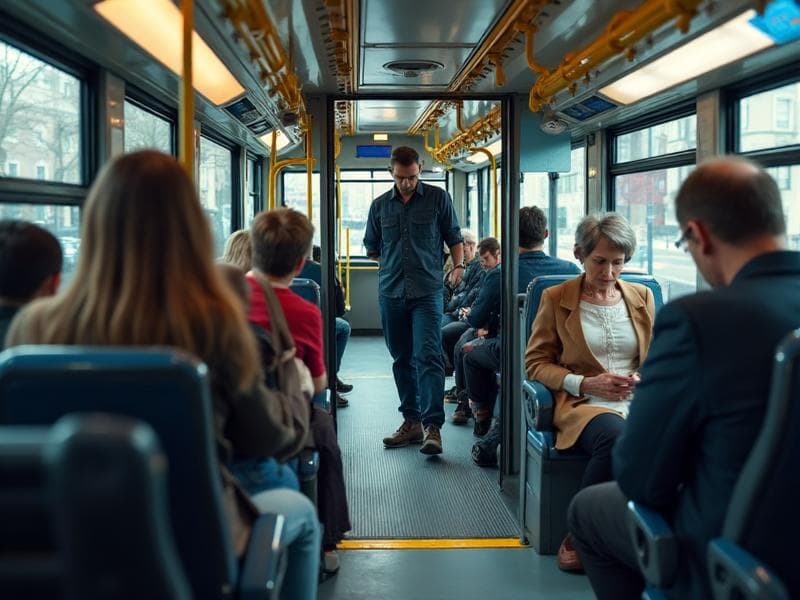 Image of a crowded bus